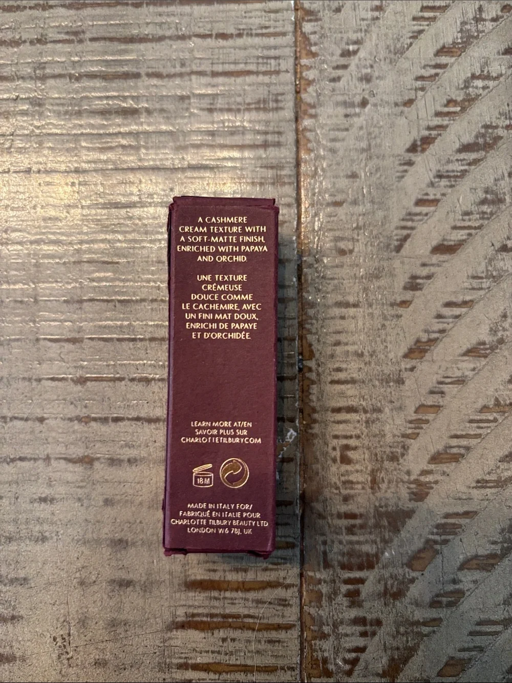 New Charlotte Tilbury Matte Revolution Lipstick in Love Liberty (Berry Red)